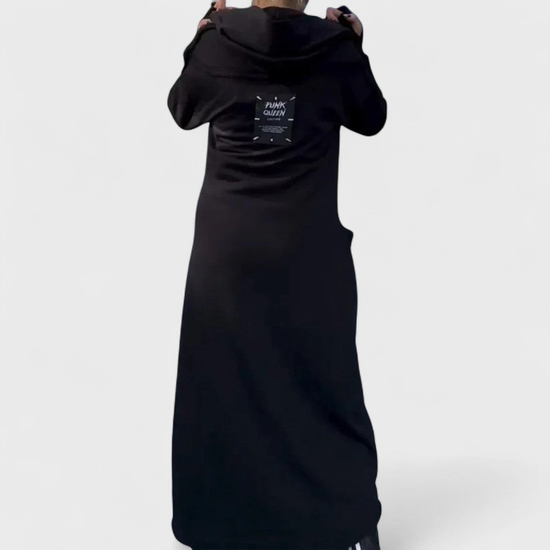 Mana - Sweat à capuche et zip long en tissu léger et respirant