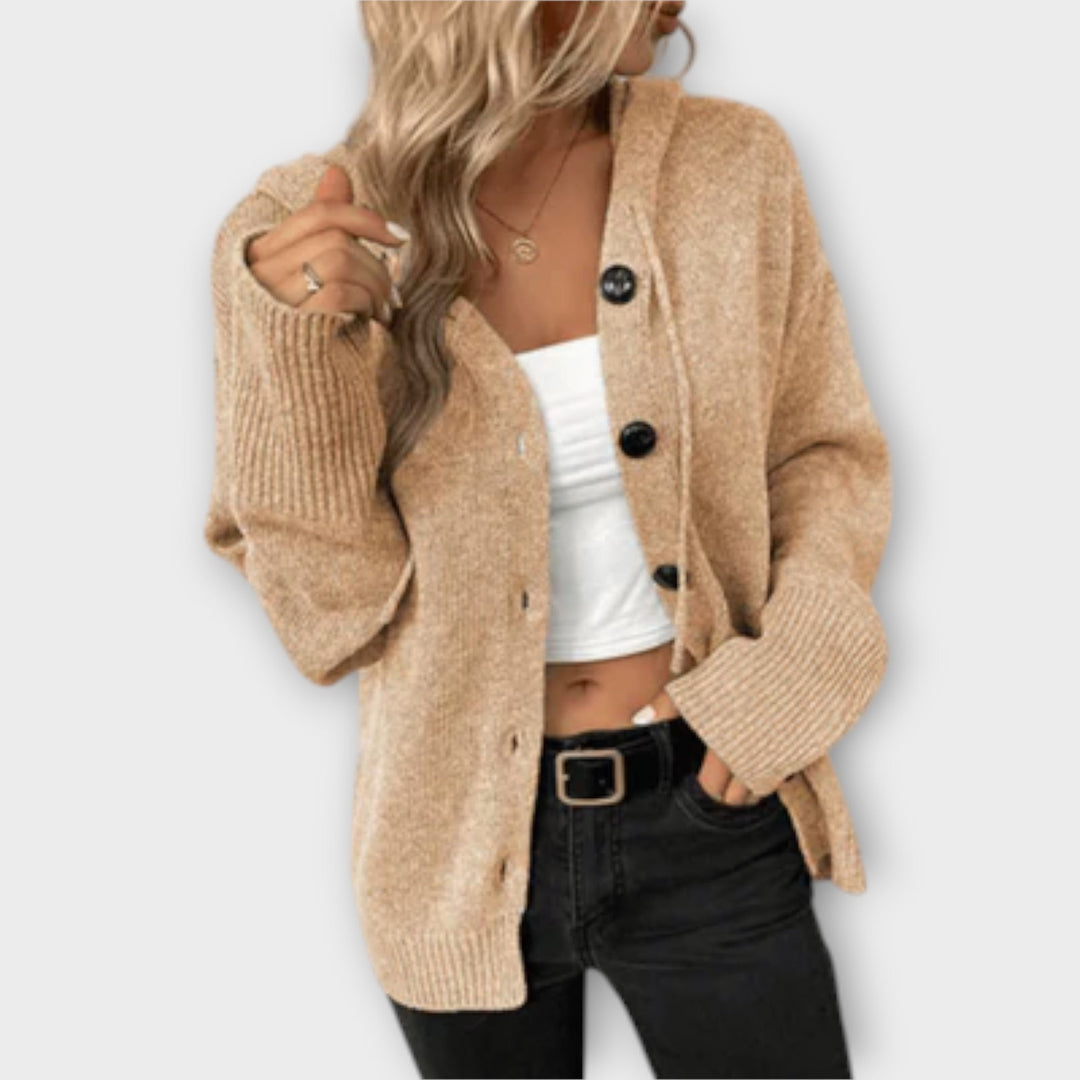 Brittan - Cardigan en tricot avec boutons