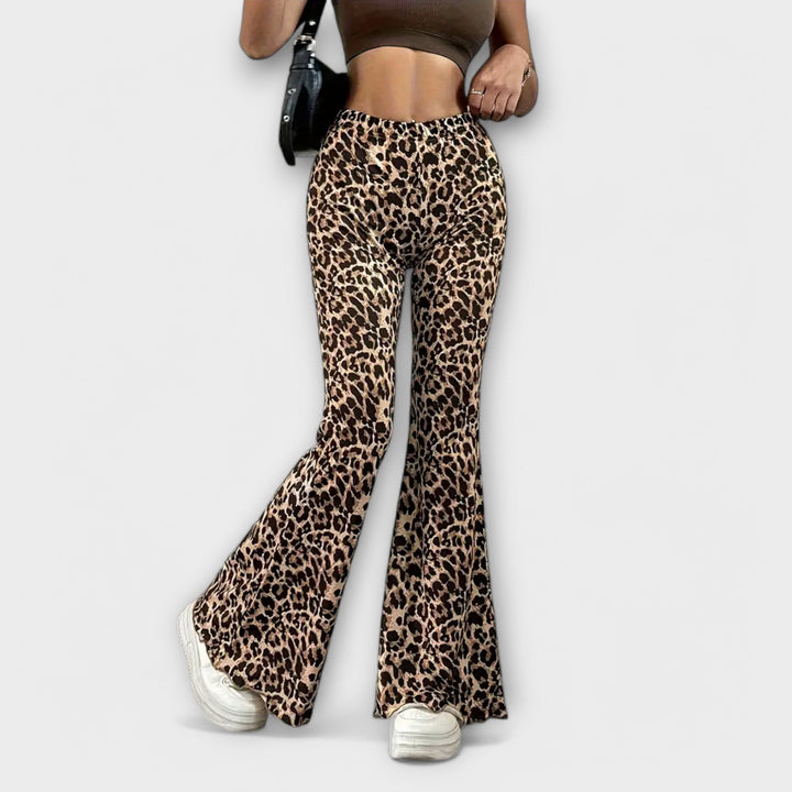 Pantalons Bootcut Léopard