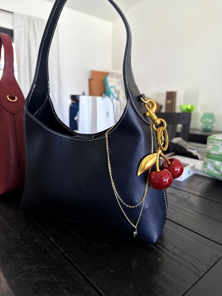 Sac en Cuir Synthétique Amelia avec Charme de Cerise