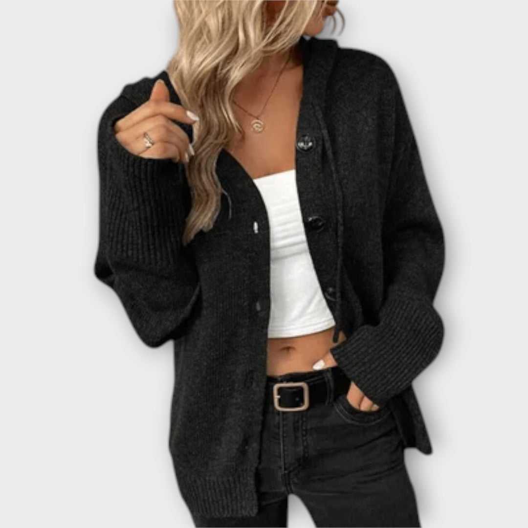 Brittan - Cardigan en tricot avec boutons