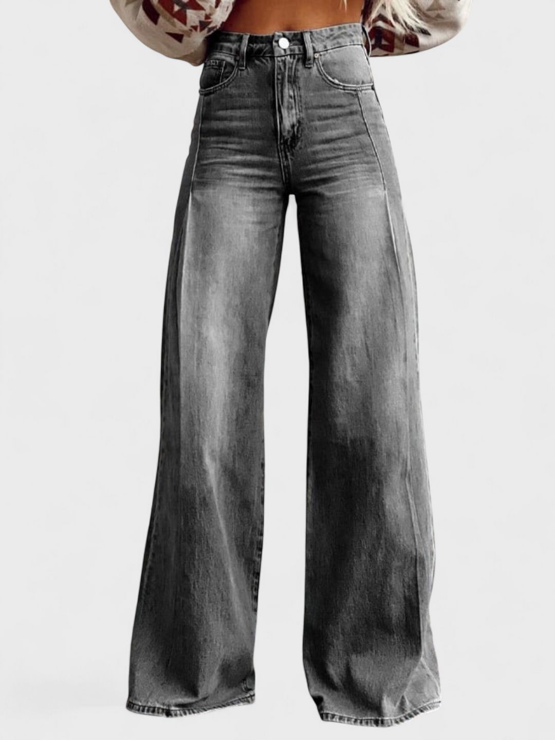 Avery - Pantalons casual élégants à jambe large