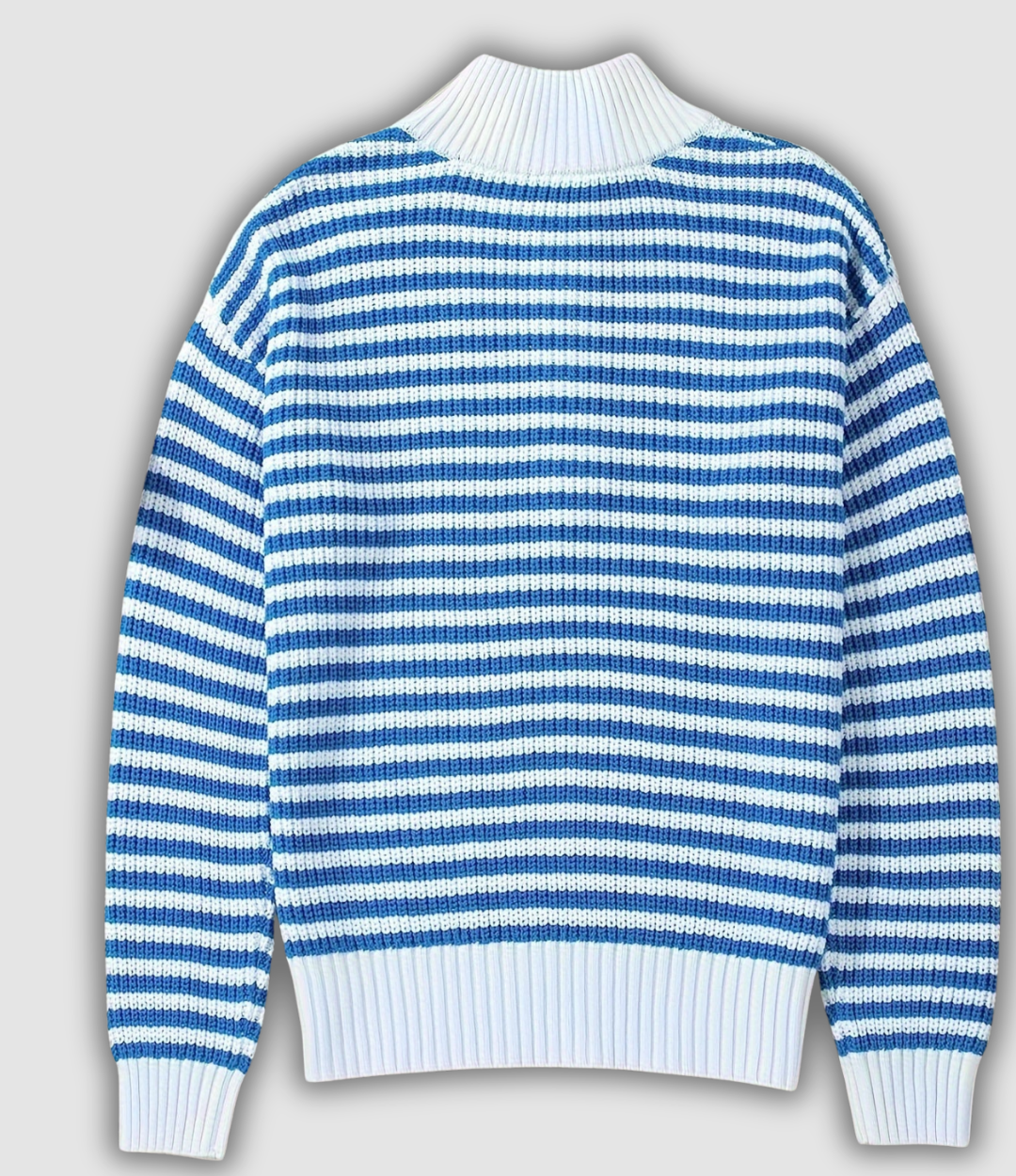 Arntraud - Pull rayé avec fermeture éclair