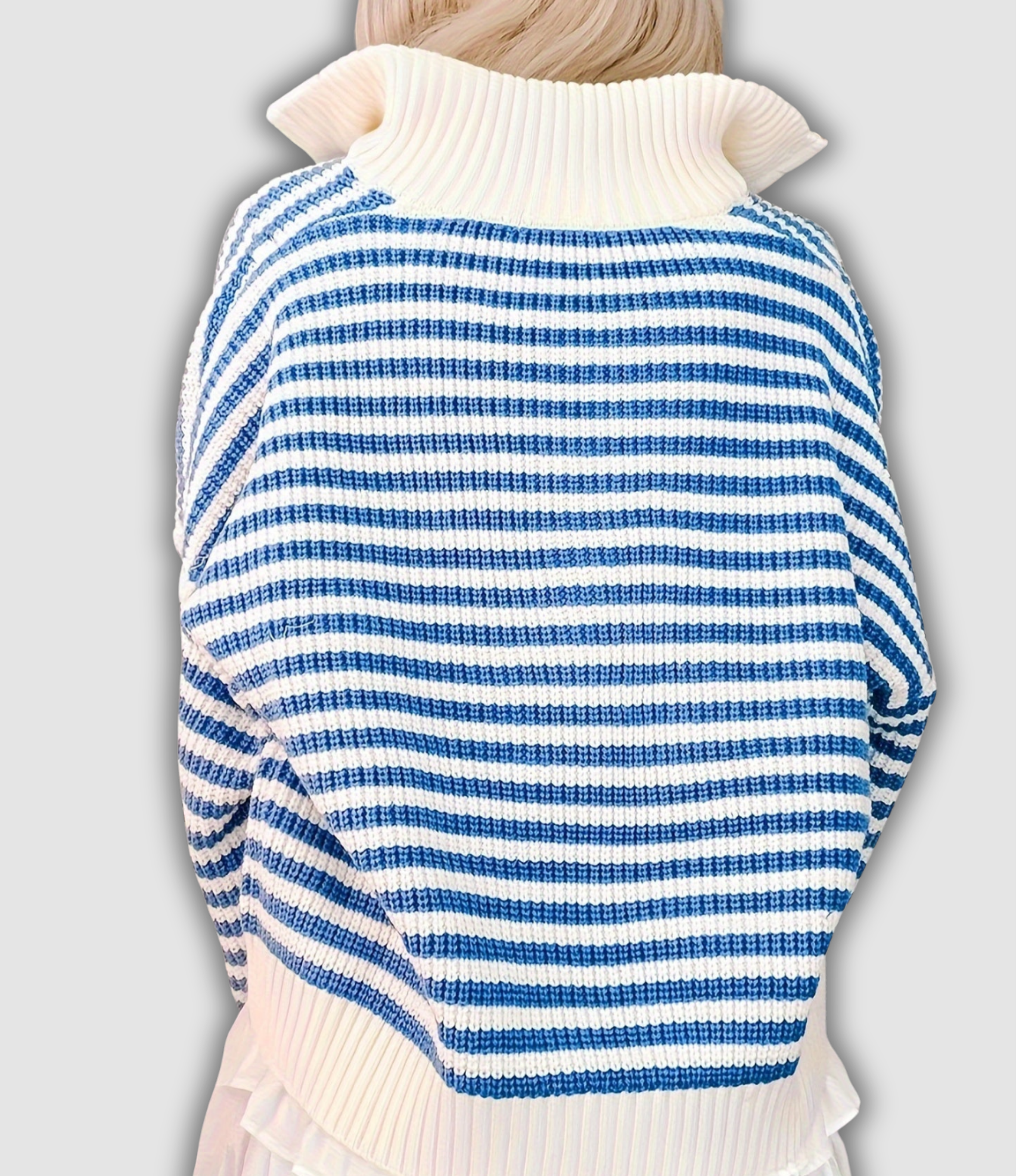 Arntraud - Pull rayé avec fermeture éclair