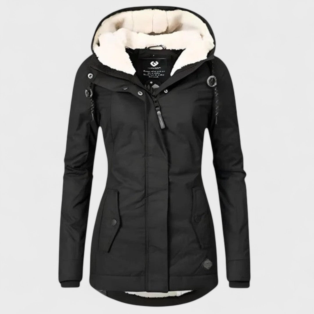 Amélie - Veste d'hiver imperméable avec capuche