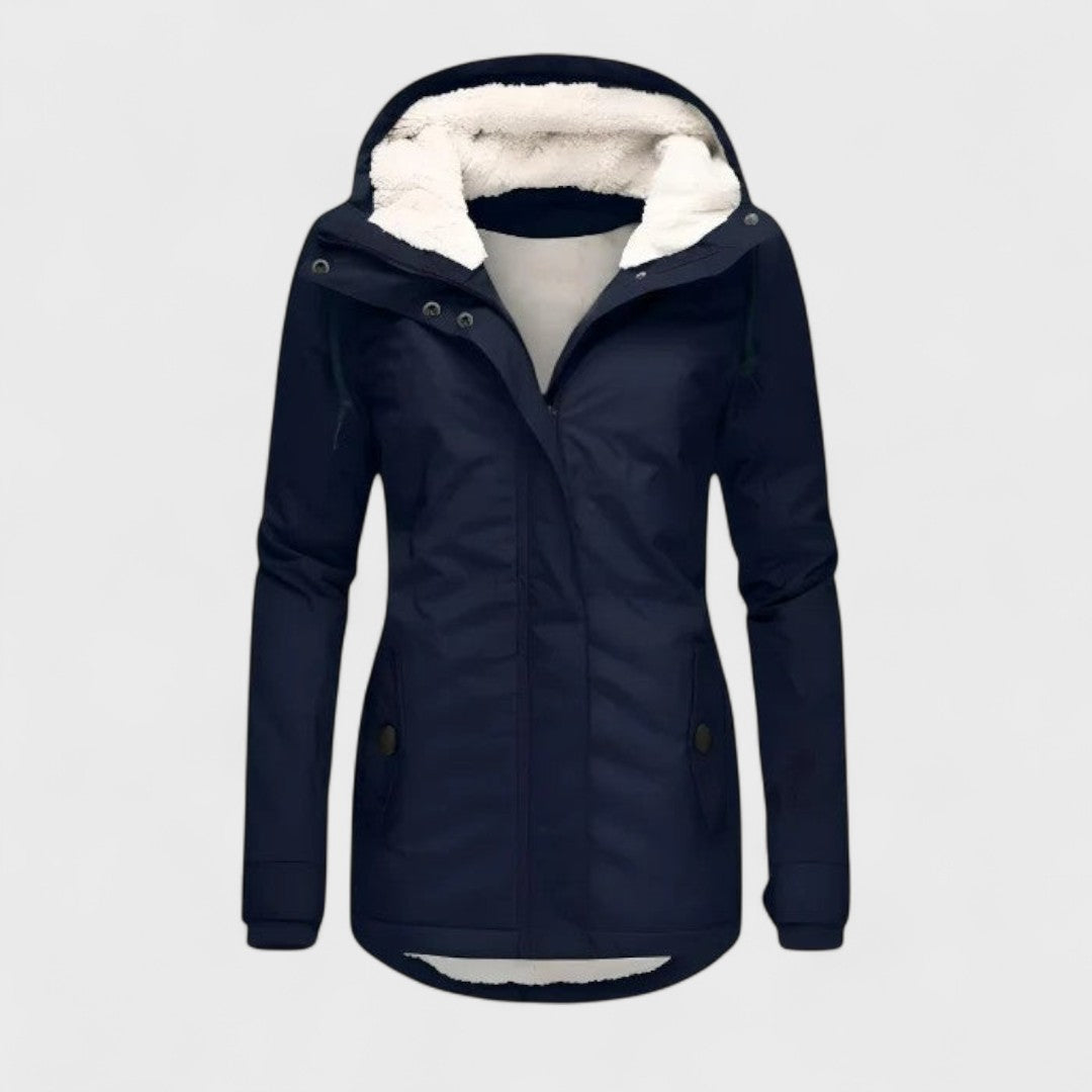 Amélie - Veste d'hiver imperméable avec capuche