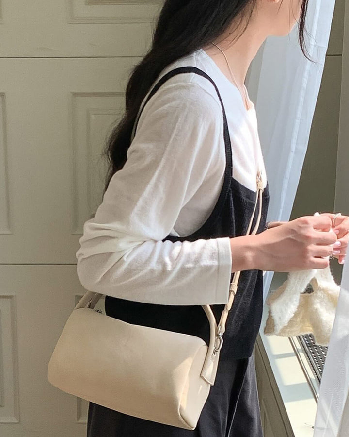 Sac à Bandoulière Élégant en Suède - Sac à Bandoulière avec Multiples Poches pour Femme, Parfait pour le Travail et les Voyages