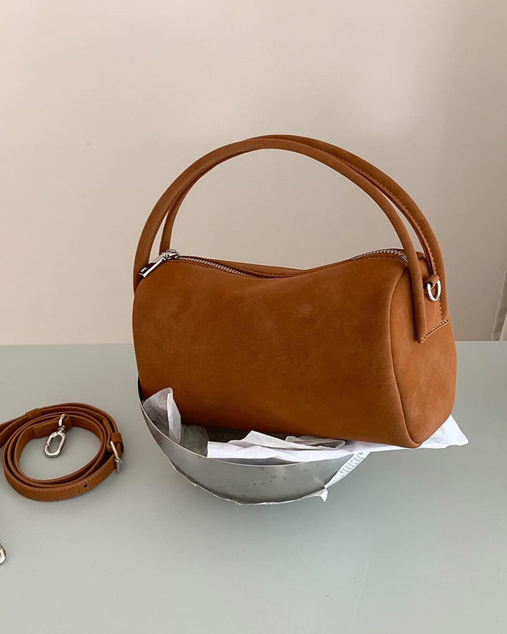 Sac à Bandoulière Élégant en Suède - Sac à Bandoulière avec Multiples Poches pour Femme, Parfait pour le Travail et les Voyages