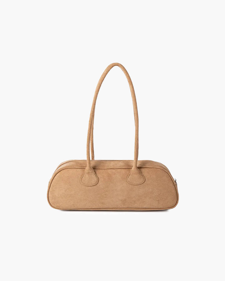 Sac Vintage à Bandoulière en Suède Synthétique pour Femmes - Sac Quotidien en Velours Doux