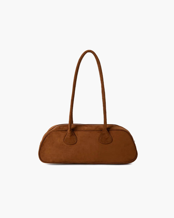 Sac Vintage à Bandoulière en Suède Synthétique pour Femmes - Sac Quotidien en Velours Doux