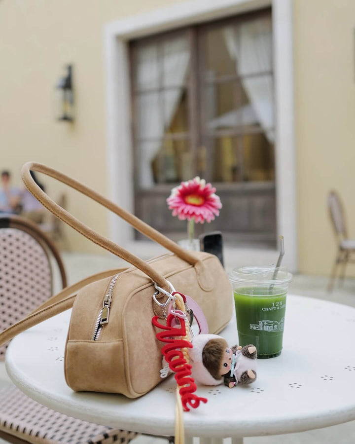 Sac Vintage à Bandoulière en Suède Synthétique pour Femmes - Sac Quotidien en Velours Doux