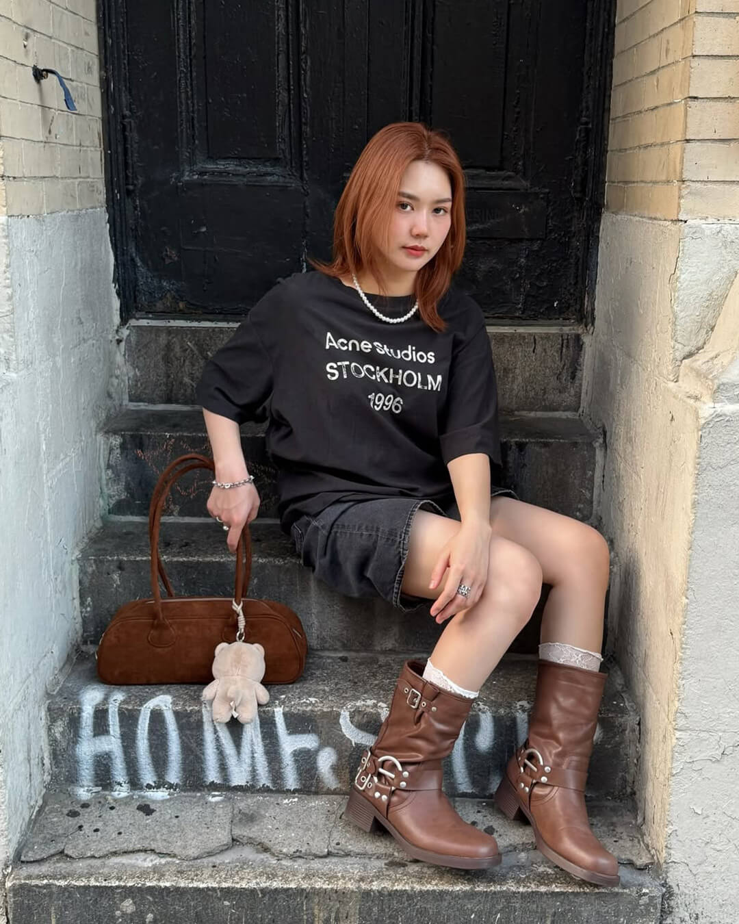 Sac Vintage à Bandoulière en Suède Synthétique pour Femmes - Sac Quotidien en Velours Doux