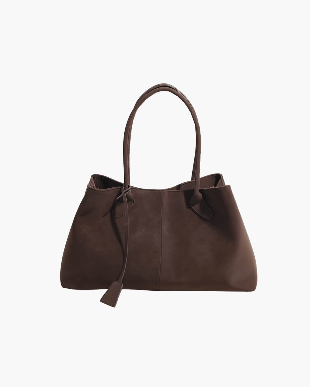 Sac à Bandoulière Élégant de Grande Capacité en Suédine Synthétique pour Femmes - Sac Polyvalent