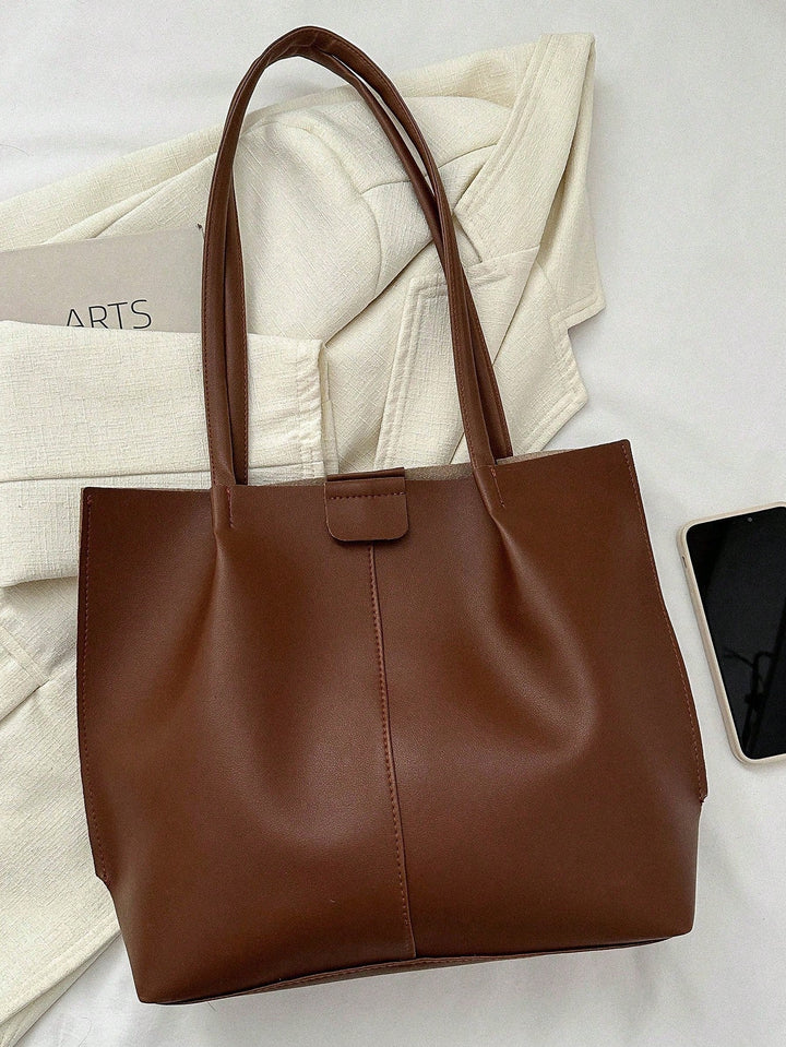 Sac à bandoulière noir élégant pour femmes - Durable, spacieux, bandoulière réglable