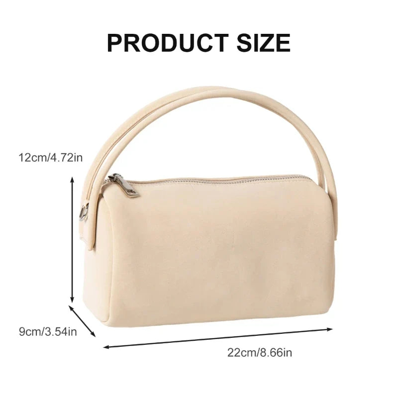 Sac à Bandoulière Élégant en Suède - Sac à Bandoulière avec Multiples Poches pour Femme, Parfait pour le Travail et les Voyages