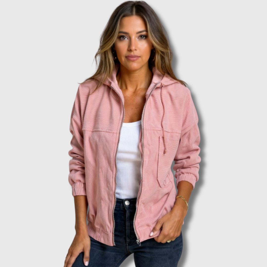 Alva - Veste à capuche tricotée