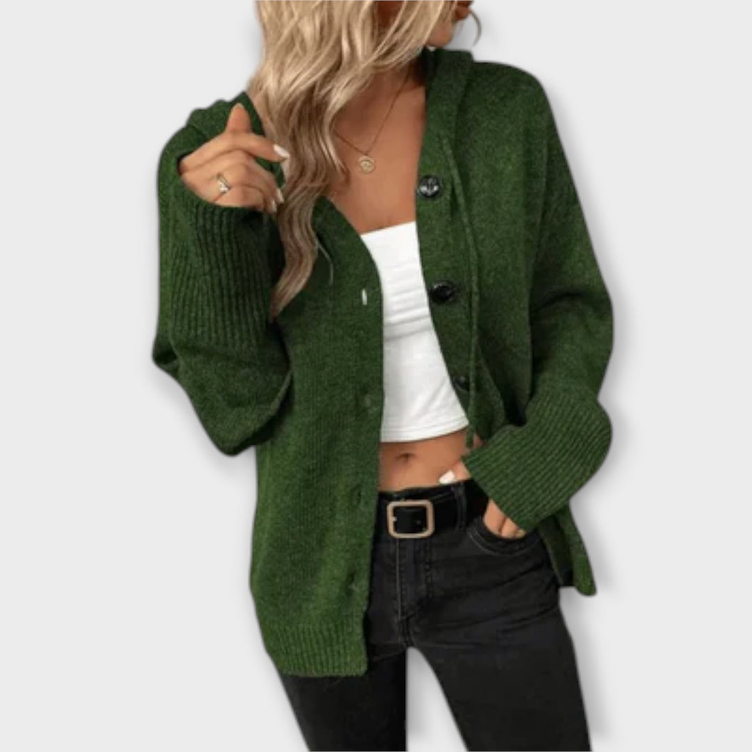 Brittan - Cardigan en tricot avec boutons