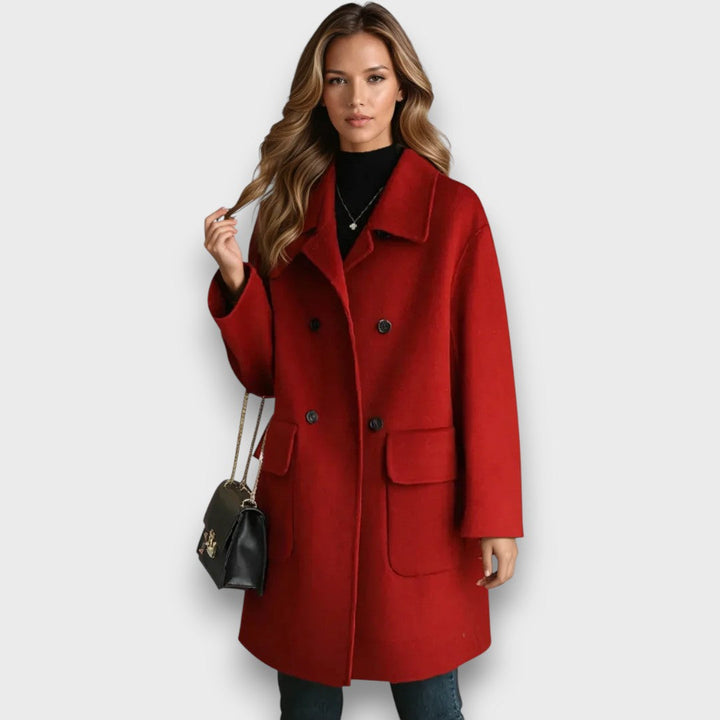 Celisse – Manteau Classique à Double Boutonnage