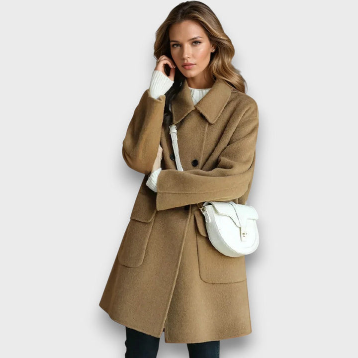 Celisse – Manteau Classique à Double Boutonnage